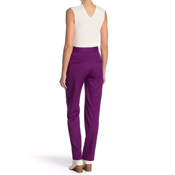 Helmut Lang purple ultra violet straight leg trouser pants - Picture 5 of 10